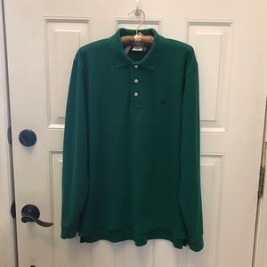 Brooks Brothers cotton pique polo green size Med